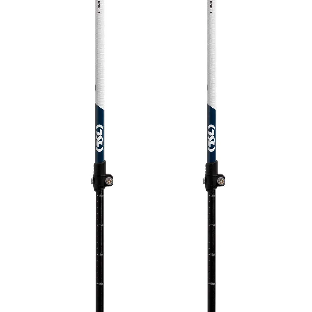 Tsl Outdoor Hiking Aluminium 2 Soft Twist Spaserstokker, Black / white, 78-135cm Tsl Outdoor Hiking Aluminium 2 Soft Twist Spaserstokker, Black / white, 78-135cm