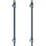 Tsl Outdoor Hiking Aluminium 3 Bi Cross Spaserstokker, Kaki, One Size