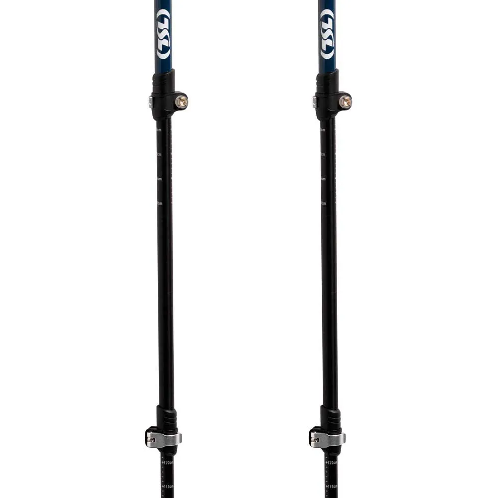 Tsl Outdoor Hiking Aluminium 3 Cross Twist Spaserstokker, Black, 63-135cm Tsl Outdoor Hiking Aluminium 3 Cross Twist Spaserstokker, Black, 63-135cm