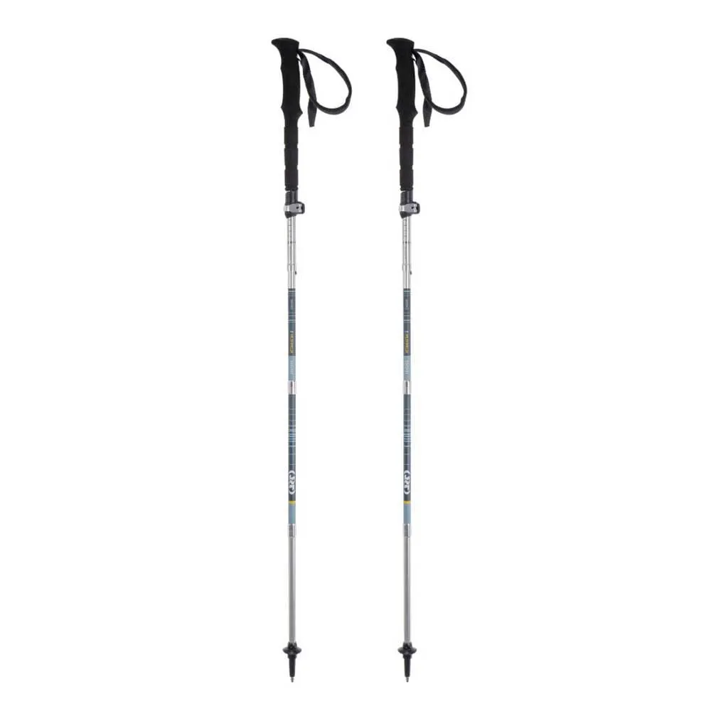 Tsl Outdoor Hiking Aluminium 5 Cross Spaserstokker, Silver blue, One Size