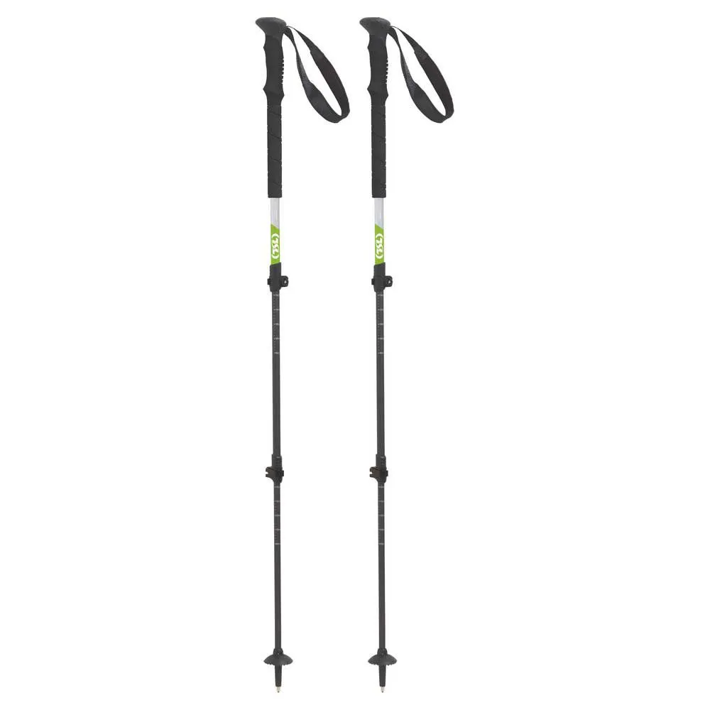 Tsl Outdoor Hiking Aluminium Comp 3 Cross Spaserstokker, Grey / green, 60-125cm