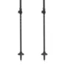 Tsl Outdoor Hiking Aluminium Comp 3 Cross Spaserstokker, Grey / green, 60-125cm
