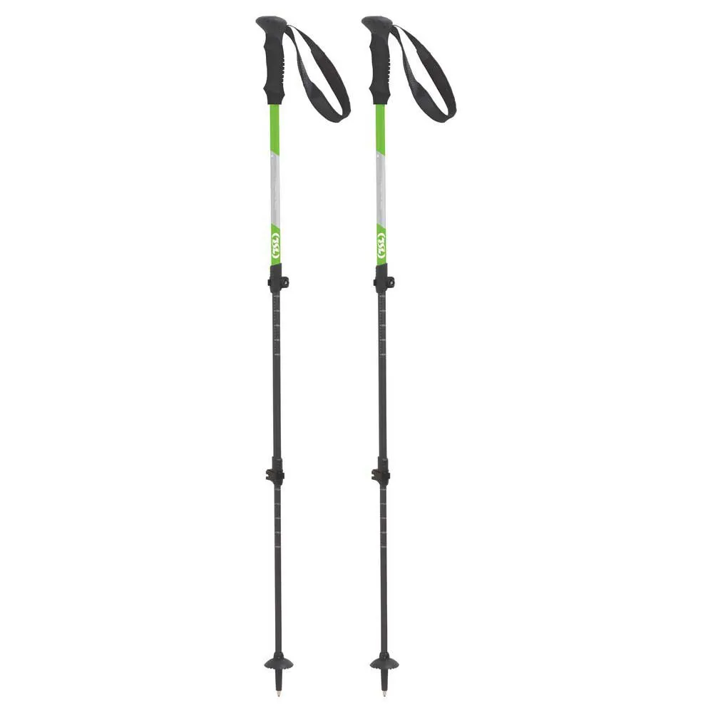 Tsl Outdoor Hiking Aluminium Comp 3 Light Spaserstokker, Grey / green, 60-125cm Tsl Outdoor Hiking Aluminium Comp 3 Light Spaserstokker, Grey / green, 60-125cm