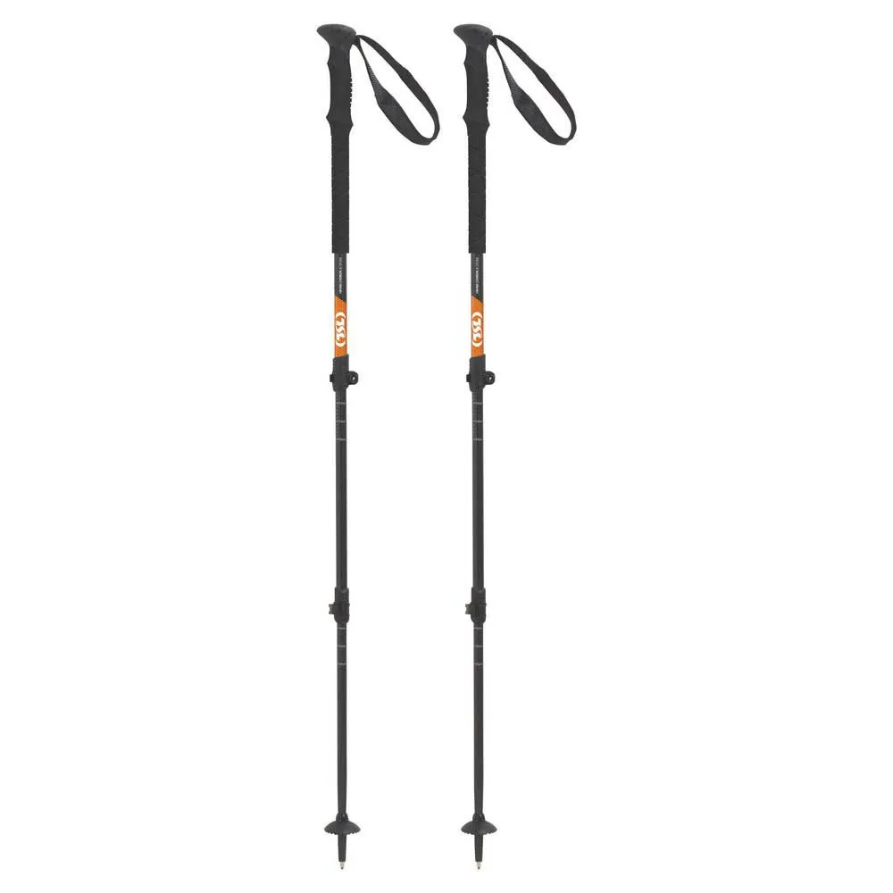 Tsl Outdoor Hiking C3 Cross Spaserstokker, Black / orange, 63-135cm Tsl Outdoor Hiking C3 Cross Spaserstokker, Black / orange, 63-135cm