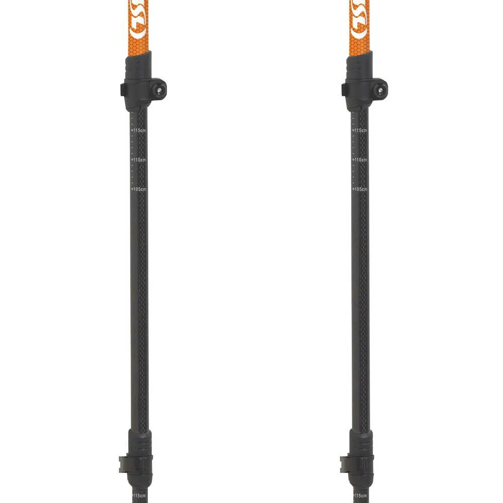 Tsl Outdoor Hiking C3 Light Spaserstokker, Black / orange, 63-135cm Tsl Outdoor Hiking C3 Light Spaserstokker, Black / orange, 63-135cm