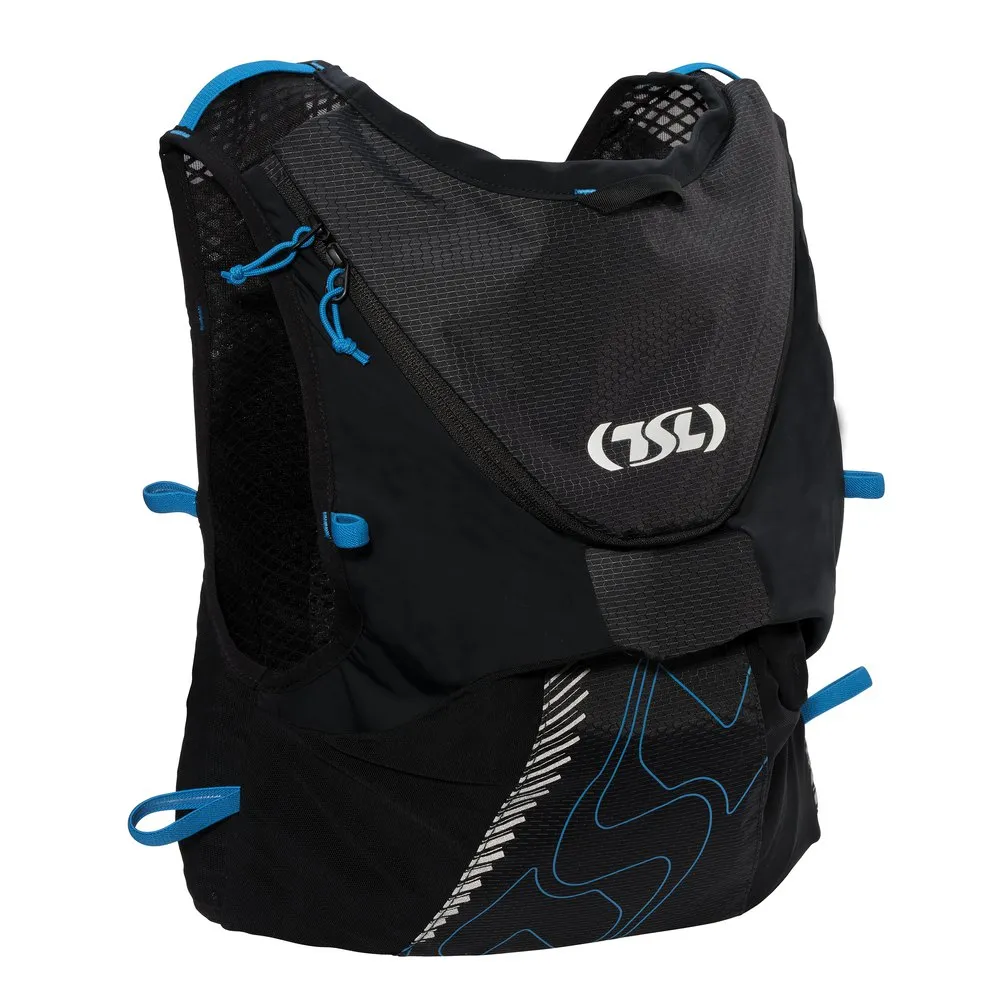 Tsl Outdoor Hydration 2 Soft Flasks Finisher 12l Hydreringsvest, Black / blue, XS
