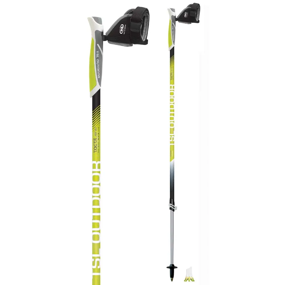 Tsl Outdoor Tactil Alu 2 Spaserstokker unisex, Green, 78-135cm Tsl Outdoor Tactil Alu 2 Spaserstokker unisex, Green, 78-135cm