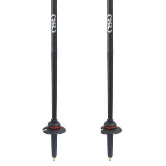 Tsl Outdoor Tour Carbon 5 Cross Twist Spaserstokker, Black / red, 110-130cm