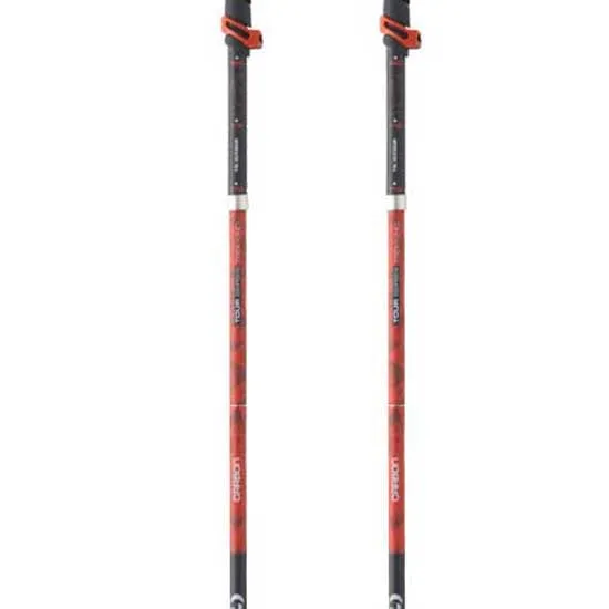 Tsl Outdoor Tour Carbon 5 Cross Twist Spaserstokker, Black / red, 110-130cm