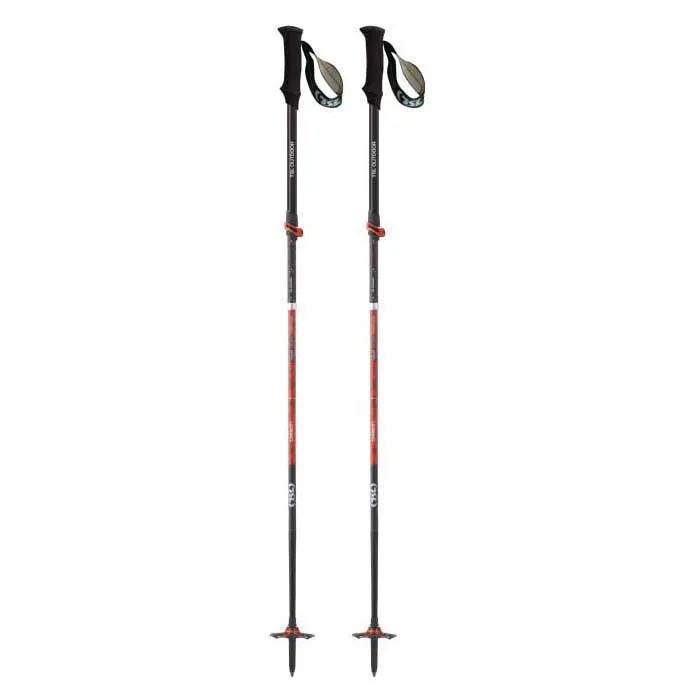 Tsl Outdoor Tour Carbon 5 Light Twist Spaserstokker, Black / red, 110-130cm
