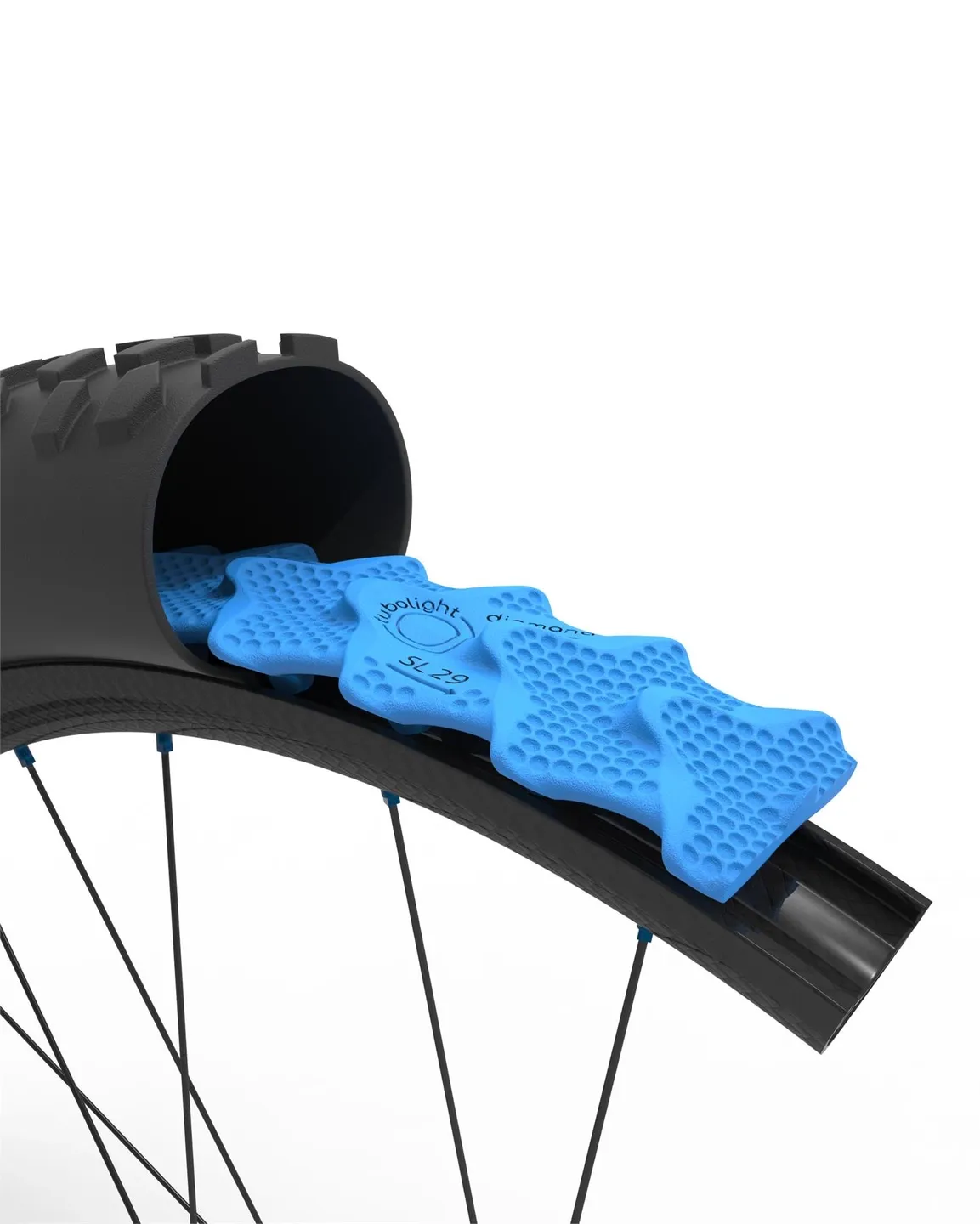 Tubolight Diamana SL 29" Dekkinnsats par, Blue, 29", Sykkeldekk Tubolight Diamana SL 29" Dekkinnsats par, Blue, 29", Sykkeldekk