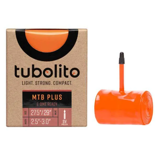Tubolito Mtb Plus Presta 42 Mm Slange, Orange, 27.5-29", 2.50-3.00, Sykkeldekk