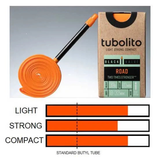 Tubolito Presta 42 Mm Slange, Orange, 700C, 18-32