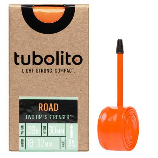 Tubolito Presta 60 Mm Slange, Orange, 700C, 18-32 Tubolito Presta 60 Mm Slange, Orange, 700C, 18-32