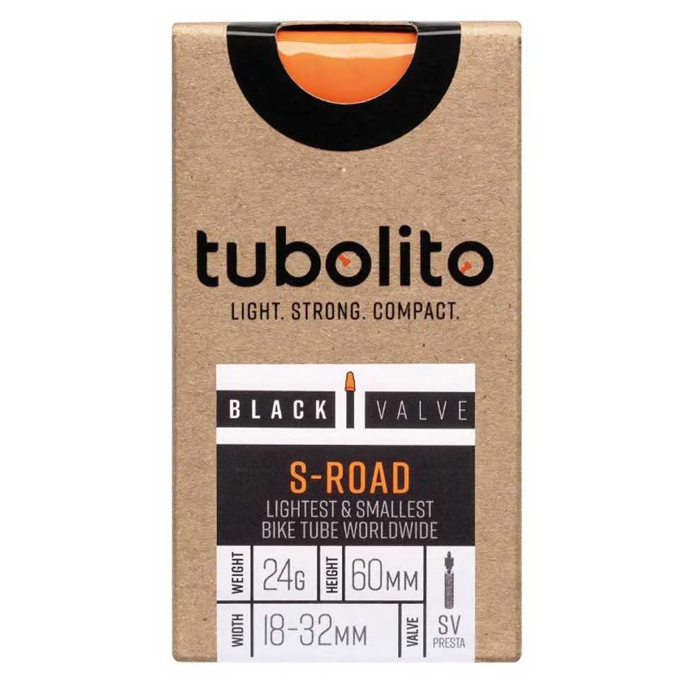 Tubolito S-road Presta 60 Mm Slange, Orange, 700, 18-32