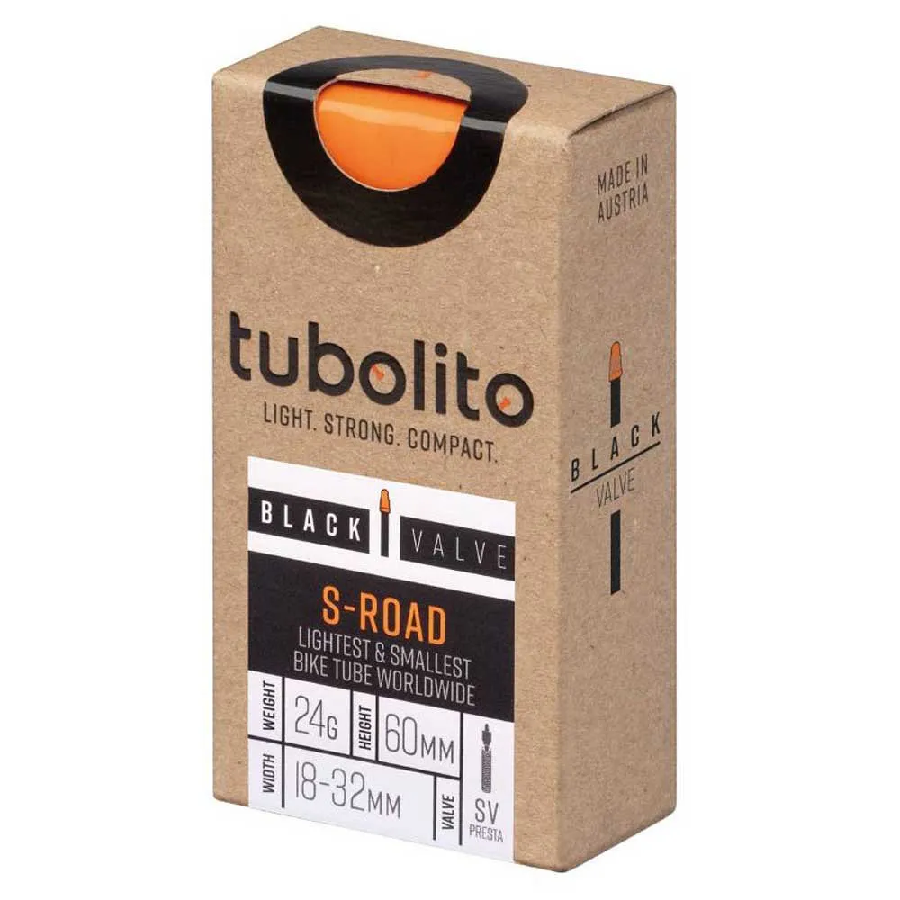 Tubolito S-road Presta 60 Mm Slange, Orange, 700, 18-32