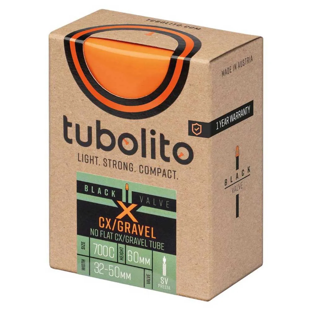Tubolito X-tubo Cx-gravel All Slange, Orange, 700C, 32-50
