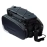 Tubus Racktime Odin 13+10l Sykkelveske, Black, One Size
