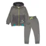 Tuc Tuc Cattitude Langarmet Sett, Grey 1, 5Y