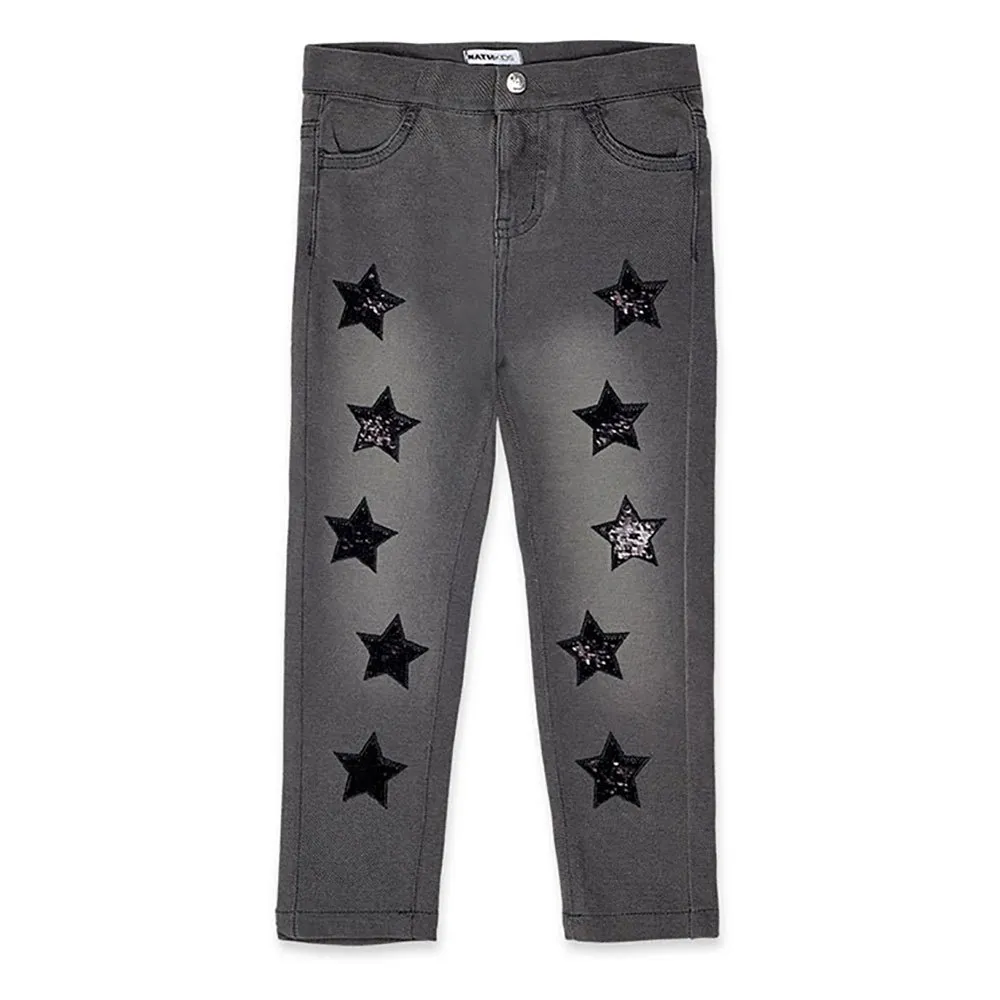 Tuc Tuc Starlight Bukser, Grey, 5Y
