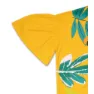 Tuc Tuc Tropic Feelings Kortskjorte Sett, Yellow, 6Y
