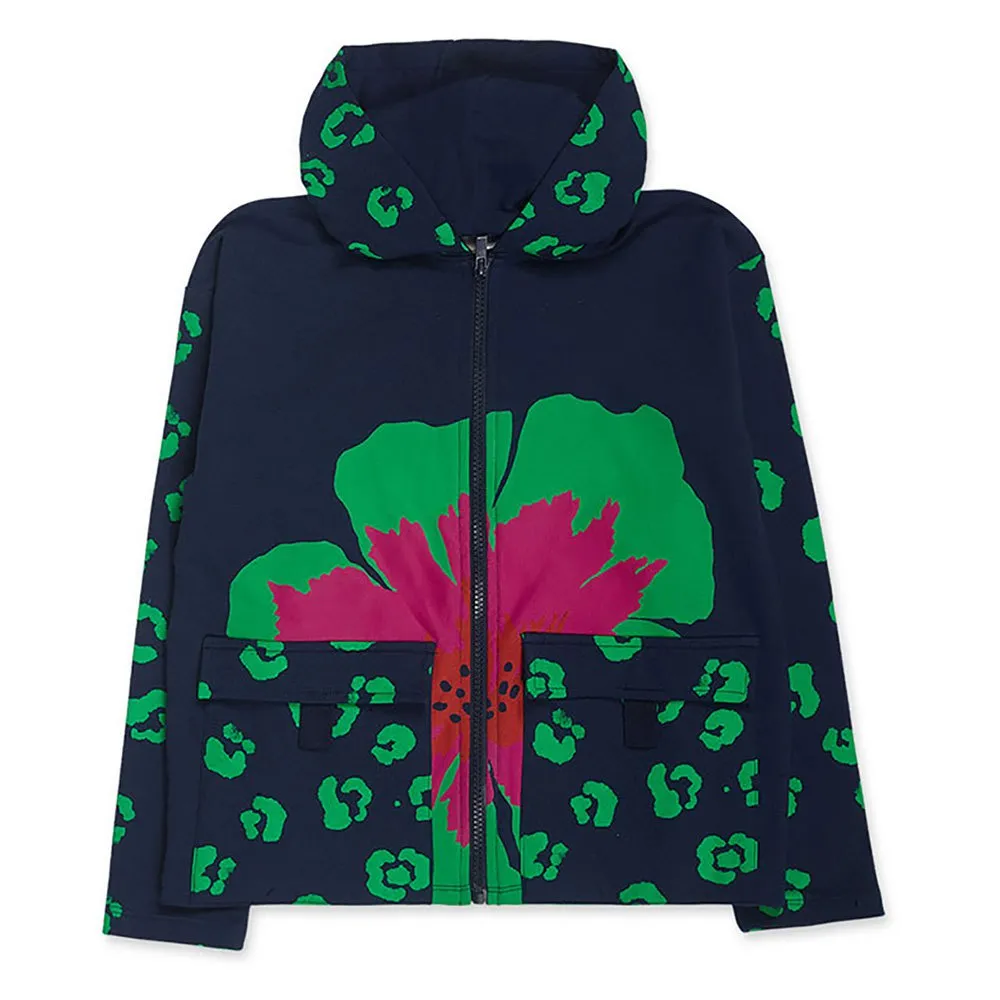 Tuc Tuc Wild Flower Jakke, Navy, 4Y Tuc Tuc Wild Flower Jakke, Navy, 4Y