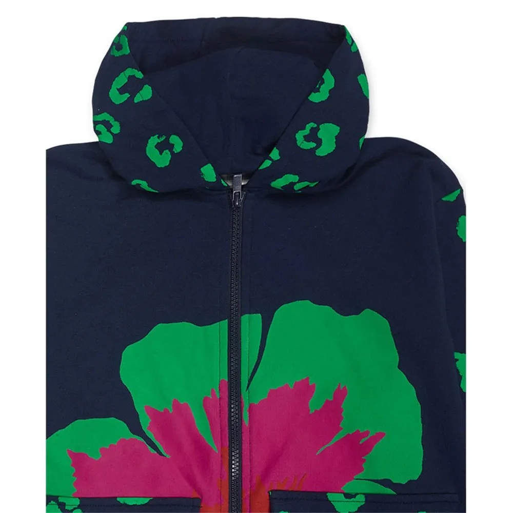 Tuc Tuc Wild Flower Jakke, Navy, 4Y Tuc Tuc Wild Flower Jakke, Navy, 4Y