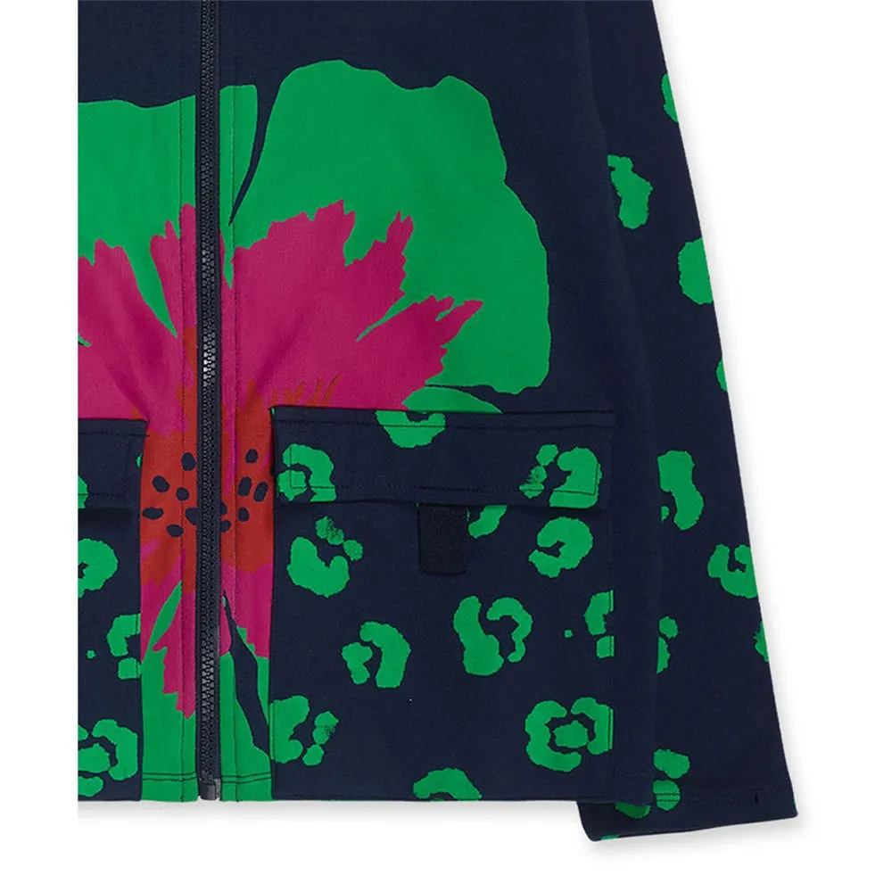 Tuc Tuc Wild Flower Jakke, Navy, 4Y Tuc Tuc Wild Flower Jakke, Navy, 4Y