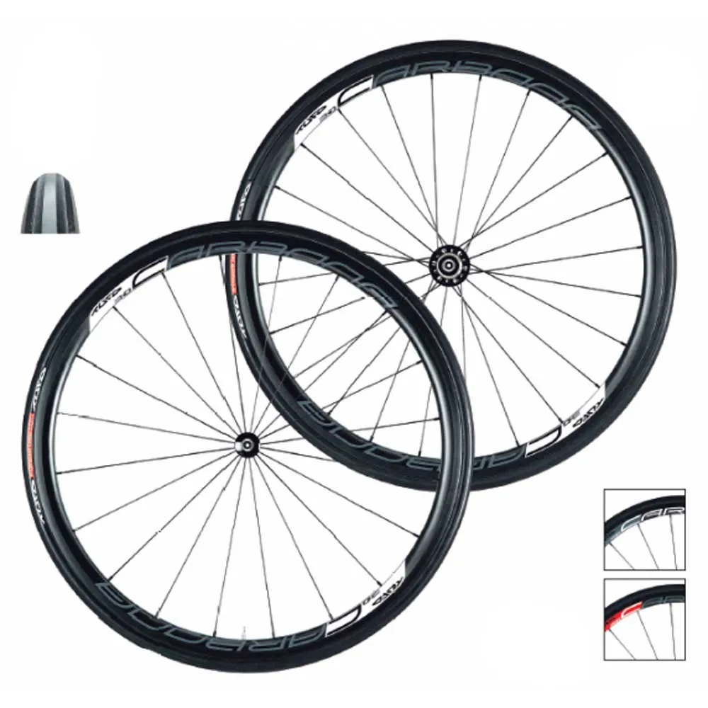 Tufo Carbona 30 Tubular Landeveissykkelens Bakhjul, Black, 12 x 142mm, Shimano/Sram HG