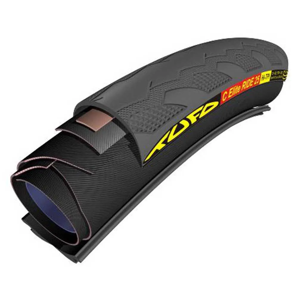 Tufo Elite S3 225 700c X 23 Stiv Racerdekk Refurbished, Black, 700C x 23, Sykkeldekk