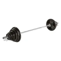 Tunturi Olympic Tri-Grip Barbell Set 140kg, Vektstangsett jern