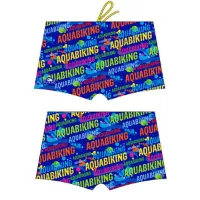 Turbo Aquabiking Letters Badeshorts Boxer male