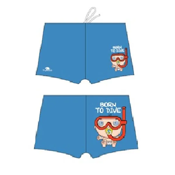 Turbo Born To Dive Badeshorts Boxer male