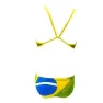 Turbo Brazil Bikini male, Green / yellow, 7-8Y