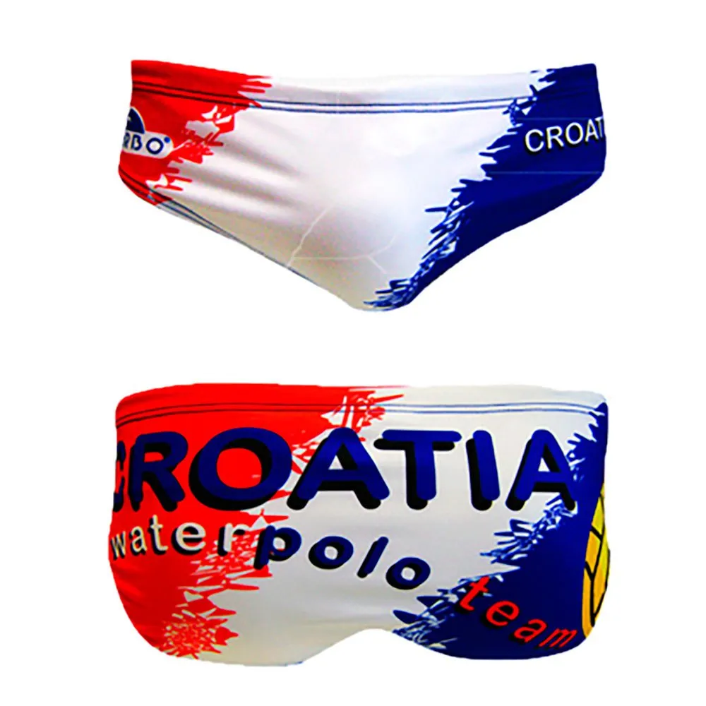 Turbo Croatia Waterpolo Badetrusser male Turbo Croatia Waterpolo Badetrusser male