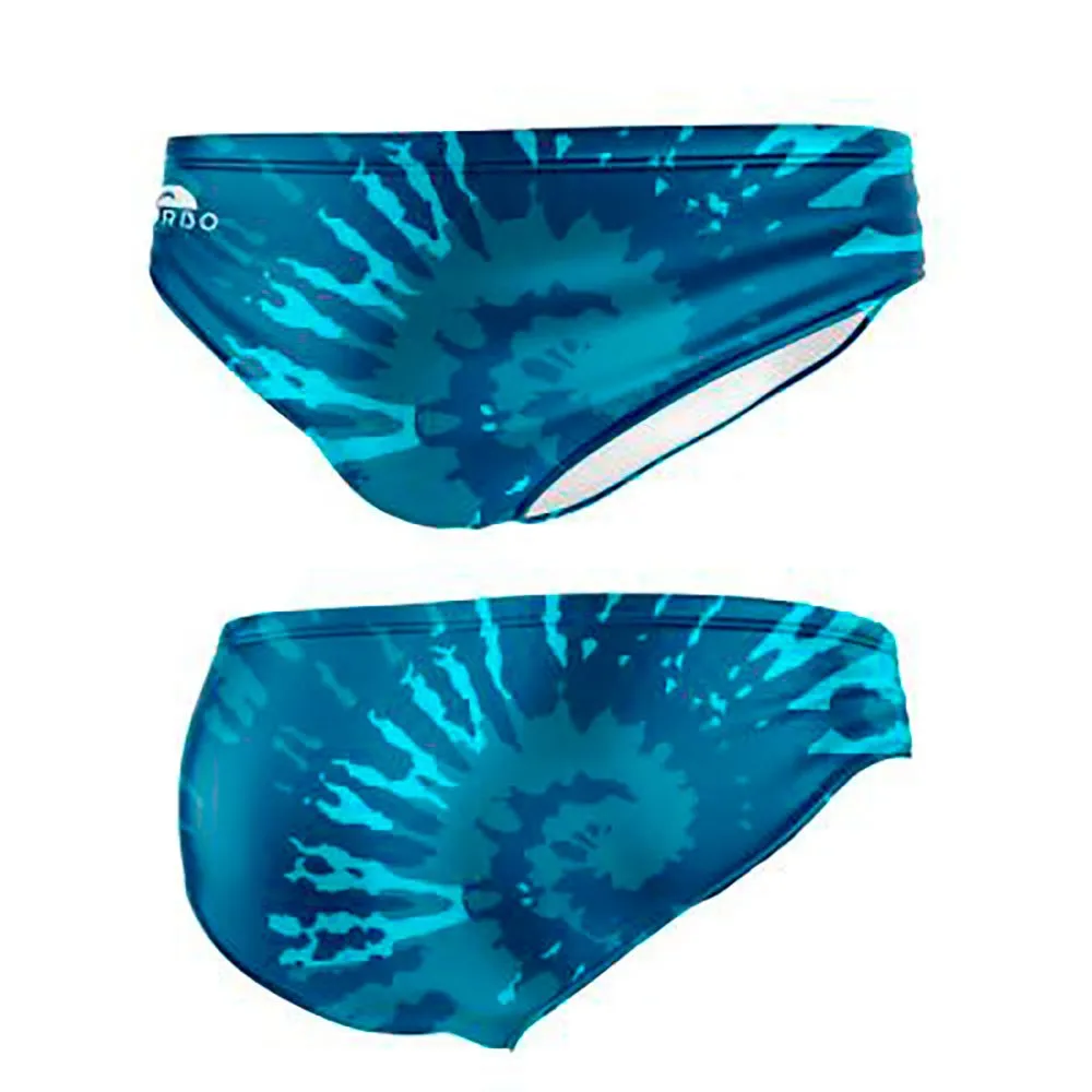 Turbo Khaki Tie Dye Badetrusser male