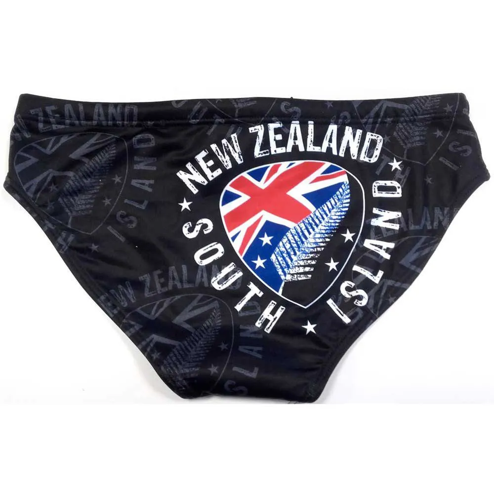 Turbo New Zealand Shield Badetrusser male Turbo New Zealand Shield Badetrusser male