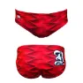 Turbo Red Waves Badetrusser male