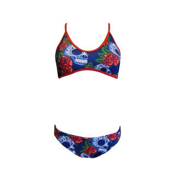 Turbo Roses&skulls Bikini female Turbo Roses&skulls Bikini female