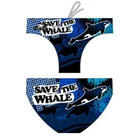 Turbo Save The Whale Waterpolo Badetrusser male Turbo Save The Whale Waterpolo Badetrusser male