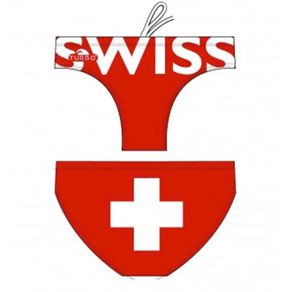 Turbo Switzerland Badetrusser male Turbo Switzerland Badetrusser male