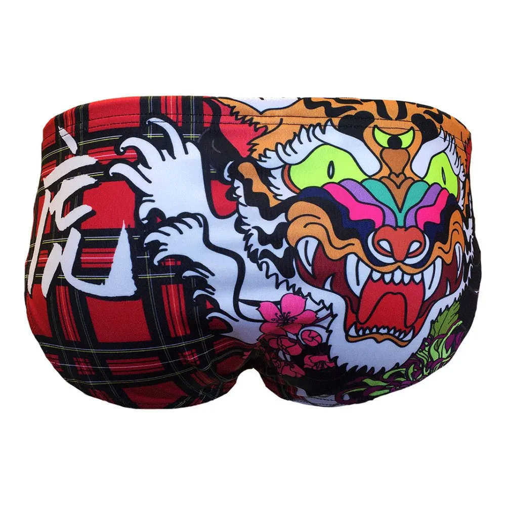 Turbo Tartan Tiger Badetrusser male