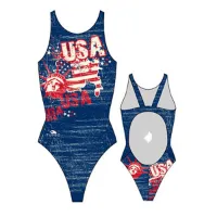 Turbo Usa Vintage Map 2013 Badetøy female