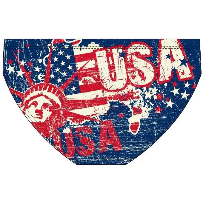 Turbo Usa Vintage Map 2013 Badetrusser male