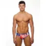 Turbo Usa Vintage Map 2013 Badetrusser male