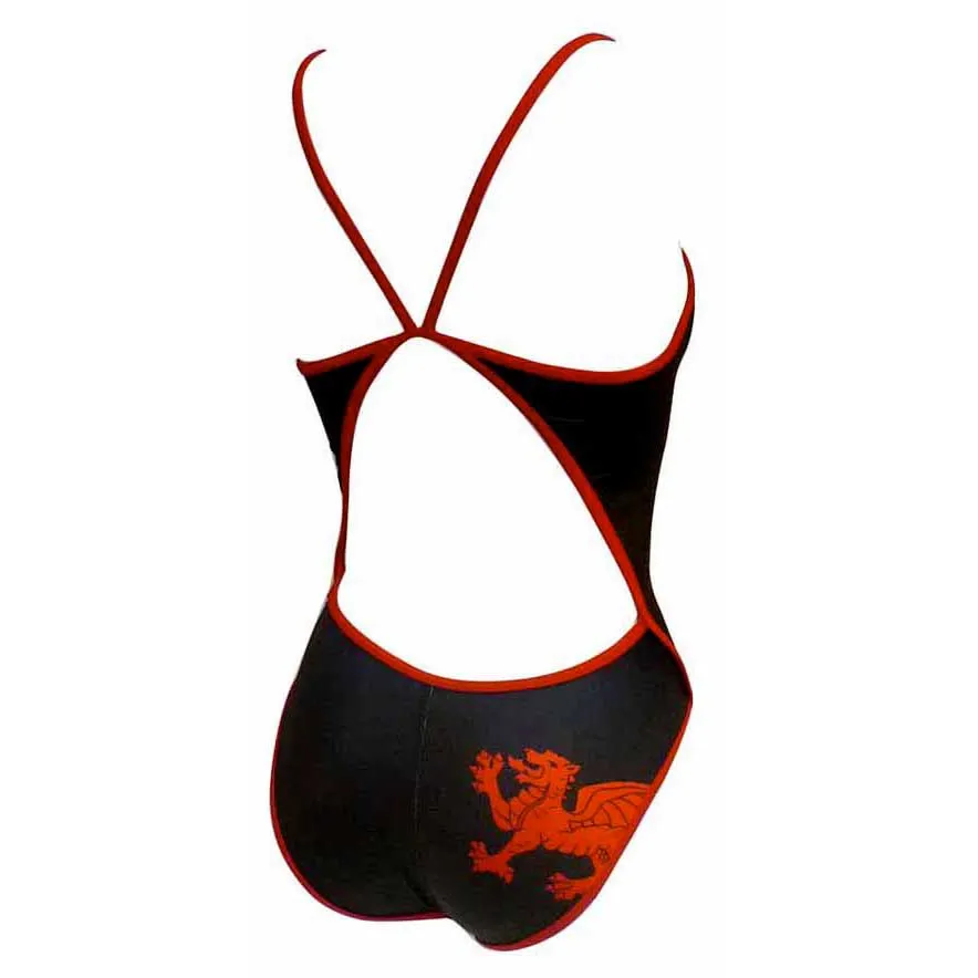 Turbo Wales Dragon Tynn Stropp Badedrakt female