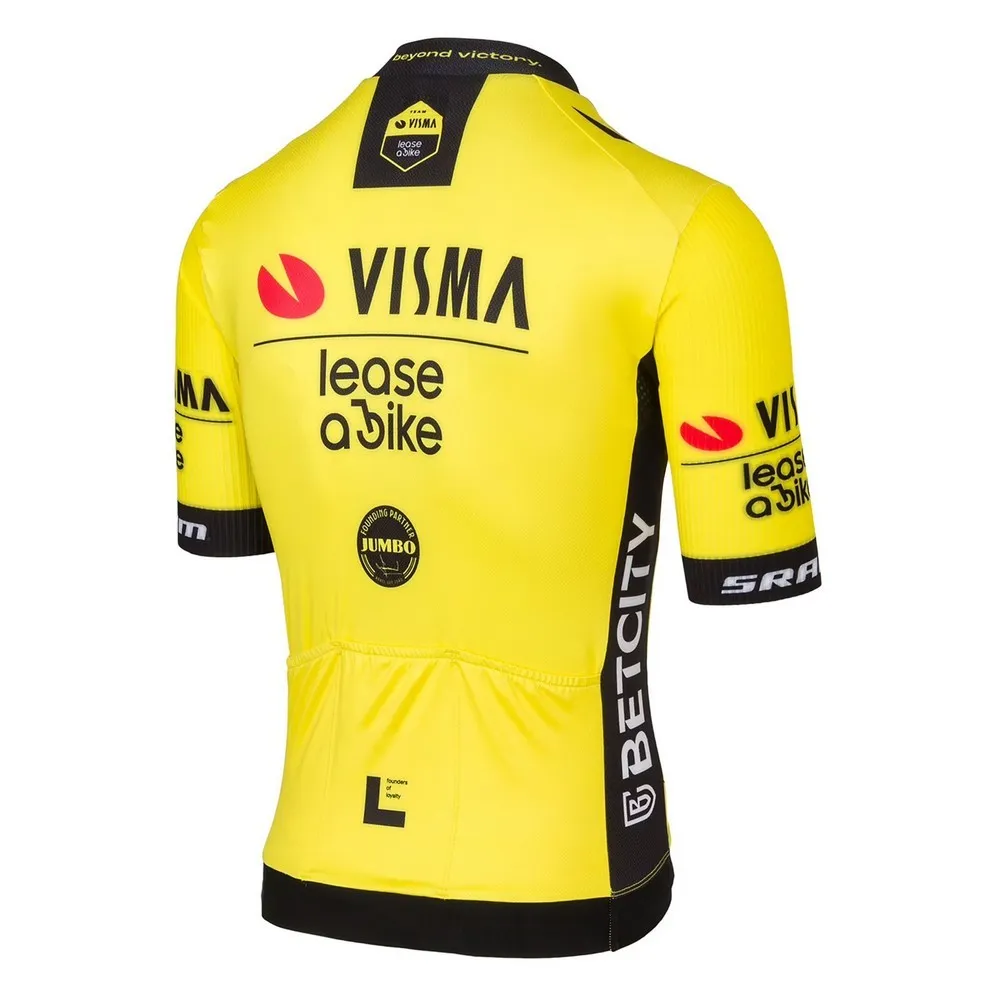 Tvl Team Visma Lease A Bike Premium Aero 2025 Kort Ermet Trøye