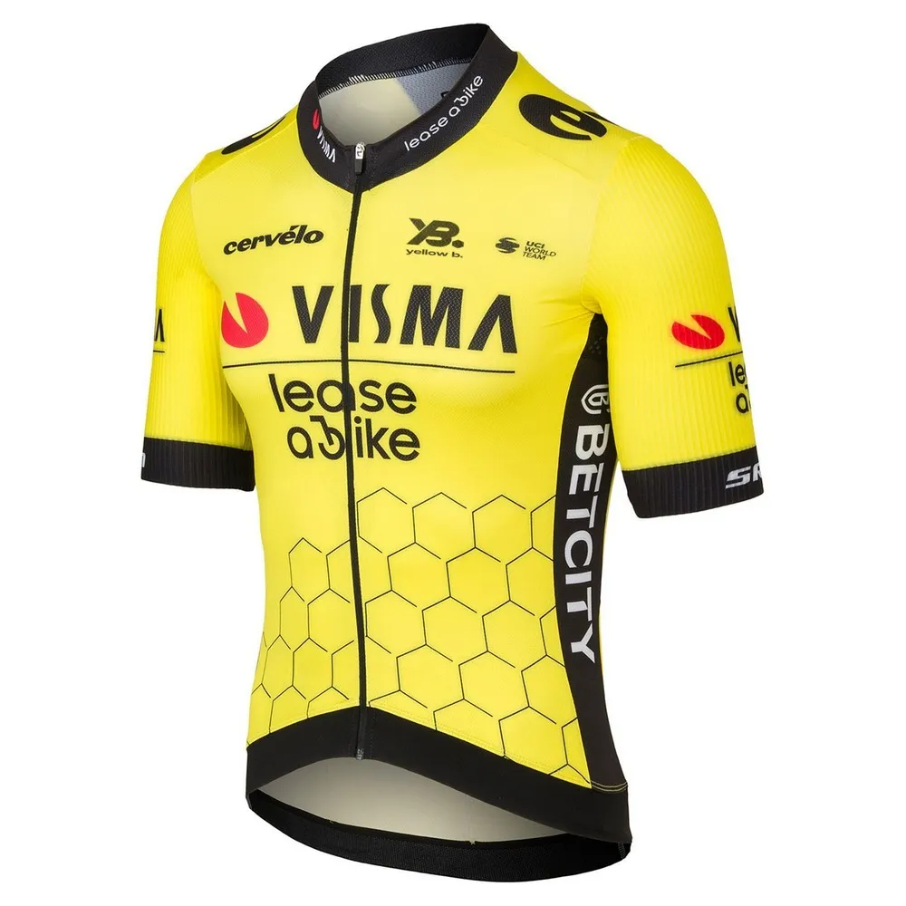 Tvl Team Visma Lease A Bike Premium Aero 2025 Kort Ermet Trøye