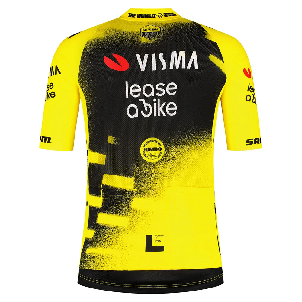 Tvl Team Visma Lease A Bike Replica Wingbeat Kort Ermet Trøye Tvl Team Visma Lease A Bike Replica Wingbeat Kort Ermet Trøye