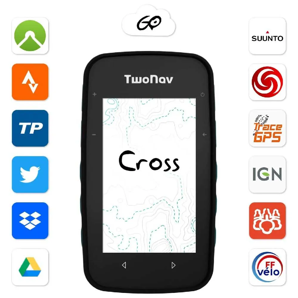 Twonav Cross Plus Azul (32 Gb) + Alemania Topo Full Sykkelcomputer, Multicolor, One Size Twonav Cross Plus Azul (32 Gb) + Alemania Topo Full Sykkelcomputer, Multicolor, One Size